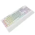 Teclado Gamer Redragon Shiva Lunar White, RGB, SP