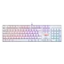 Teclado Mecânico Gamer Redragon Mitra Lunar White, Switch Blue, RGB, ABNT 2 - K551W-RGB
